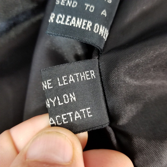 Deerskin Trading Post leather blazer sport coat jacket men's Medium black - Picture 15 of 15